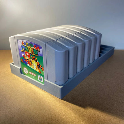 N64 Game Display Storage for 12 Nintendo 64 Cartridges - 12 Games