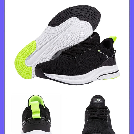 Baasploa Lightweight Running Shoes For Men 2022 Men's Designer Mesh Casual Sneakers Lace-Up Male Outdoor Sports Tennis Shoe