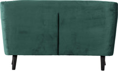 Ashley 2 Seater Sofa Green Velvet Fabric