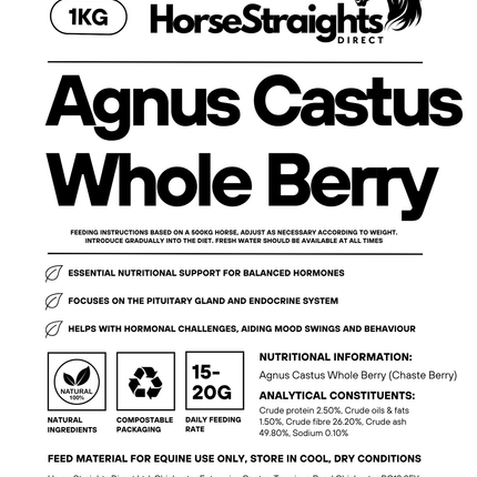 Agnus Castus - Chaste Tree - Whole Berry