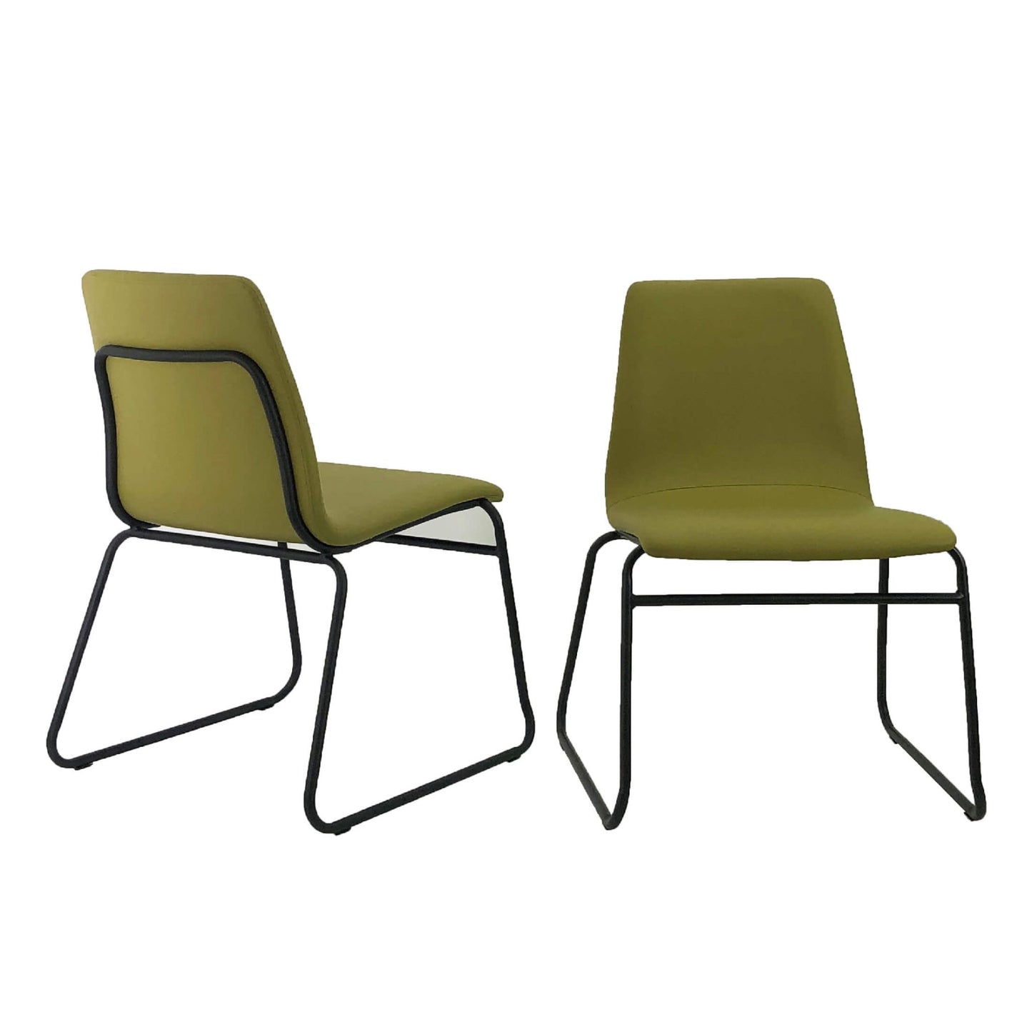 Albion PU Chairs Green x 4