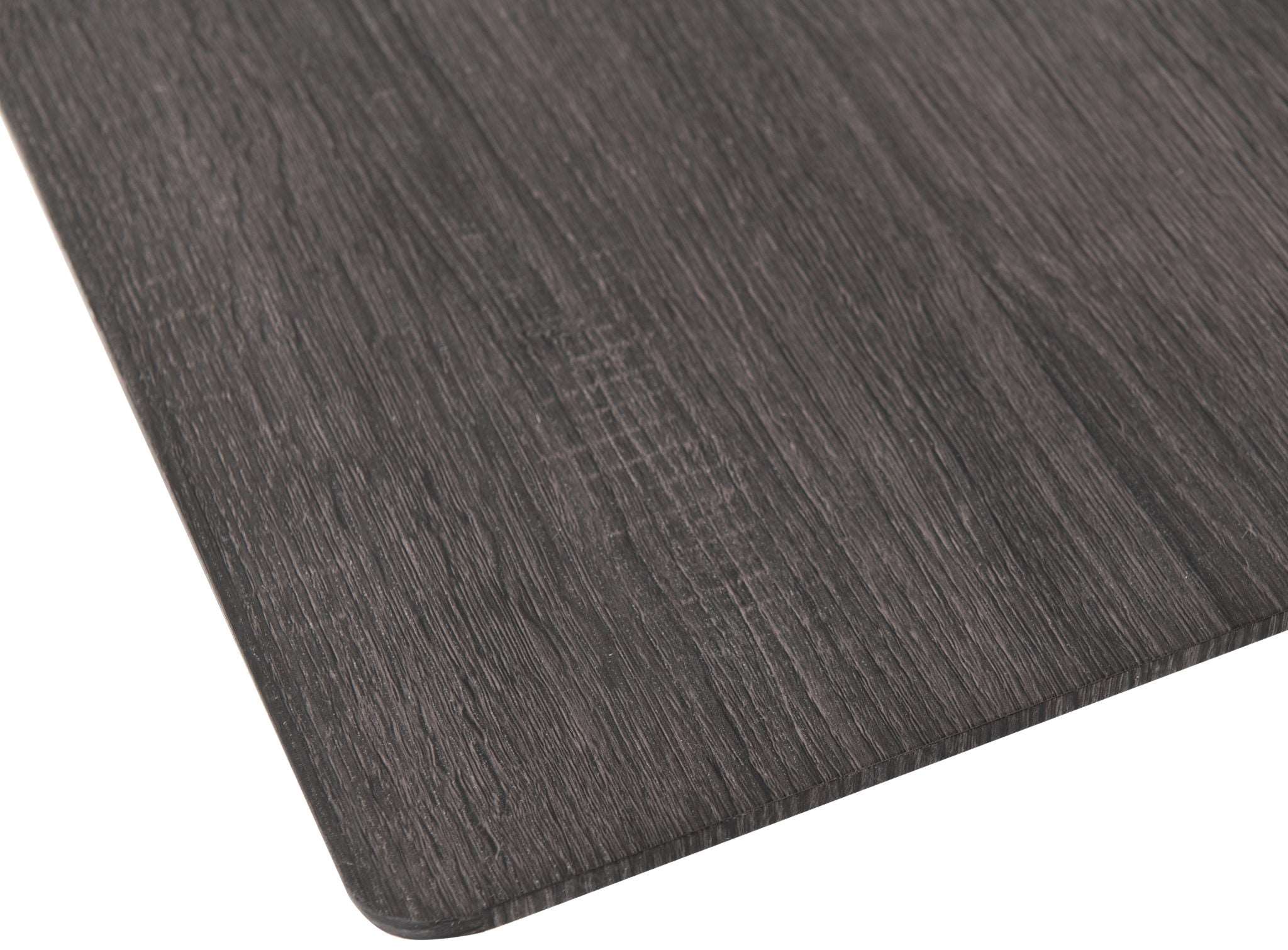 Berlin Rectangular Dining Table in Black Wood Grain Effect