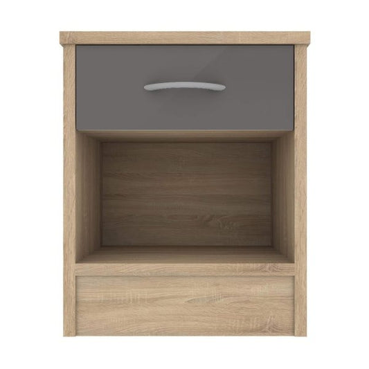 Bardalona Bedside Grey Gloss