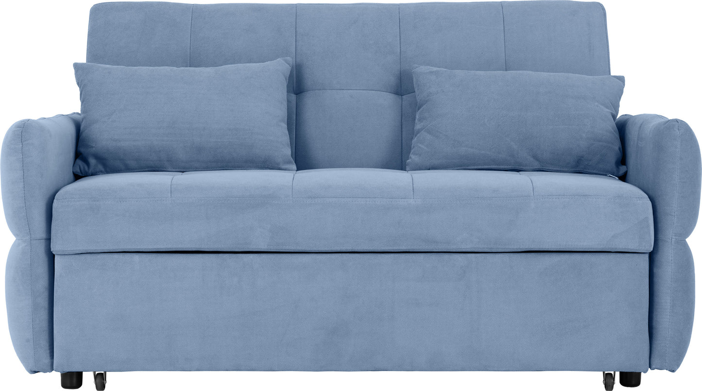 Chelsea Sofa Bed Light Blue