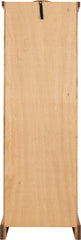 Corona 1 Door Single Wardrobe in Distressed Waxed Pine