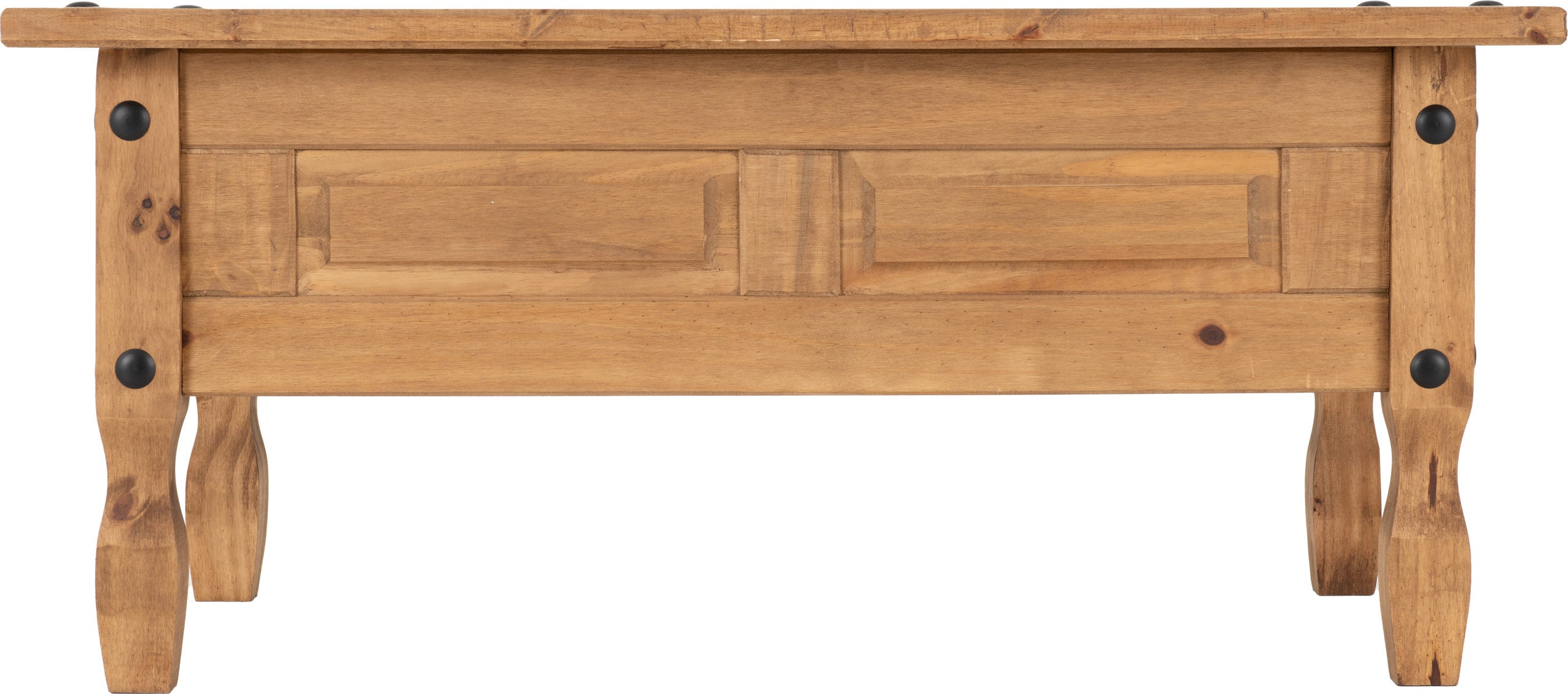 Corona 1 Drawer Coffee Table in Distressed Waxed Pine