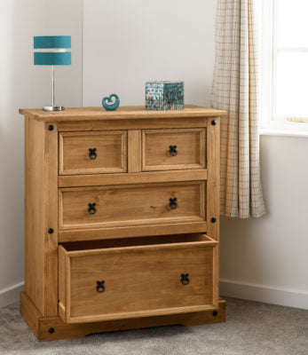 Corona 2+2 Drawer Chest