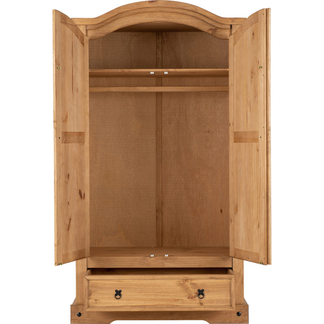 Corona 2 Door 1 Drawer Wardrobe