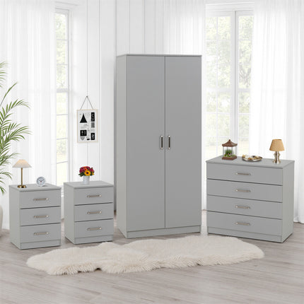 Dakota Collection Wardrobe Bedroom Set - Comes as a flat pack pre-order in various of colors