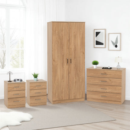 Dakota Collection Wardrobe Bedroom Set - Comes as a flat pack pre-order in various of colors