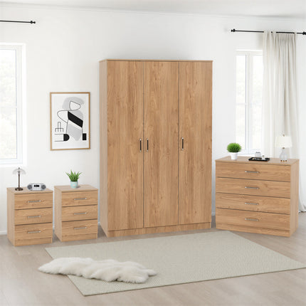 Dakota Collection Wardrobe Bedroom Set - Comes as a flat pack pre-order in various of colors