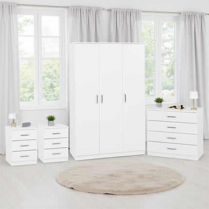 Dakota Collection Wardrobe Bedroom Set - Comes as a flat pack pre-order in various of colors