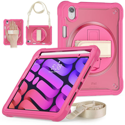 Heavy Duty Hybrid Tablet Case with Hand Grip & Strap, For iPad Air 2022 10.9 / Pro 11 2022, For iPad 10th Gen 10.9 2022, For iPad 10.2 2021 / 2020 / 2019, For iPad mini 6 / mini 2024