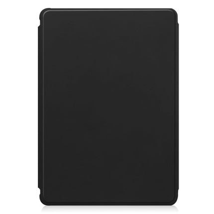 360 Rotation Transparent Smart Leather Case with Keyboard, For Samsung Galaxy Tab S9, For Samsung Galaxy Tab S9+