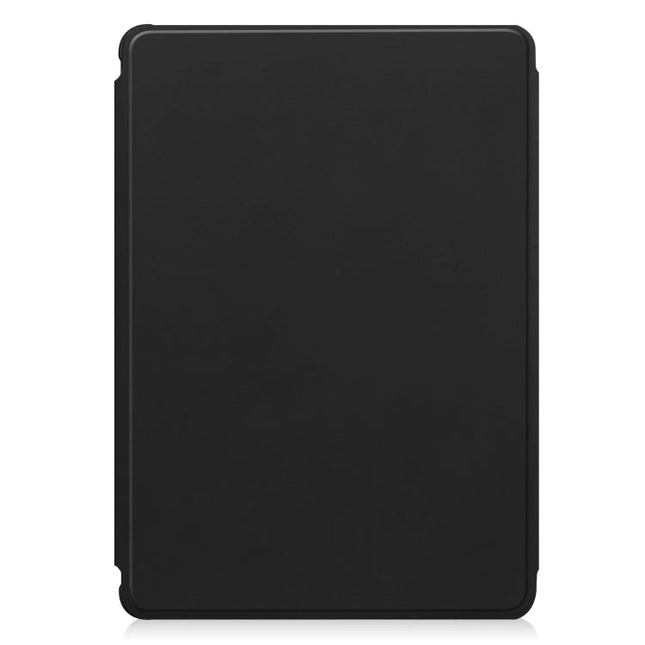 360 Rotation Transparent Smart Leather Case with Keyboard, For Samsung Galaxy Tab S9, For Samsung Galaxy Tab S9+