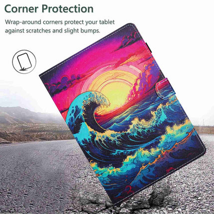 Painted Pattern Stitching Smart Leather Tablet Case, For iPad 10th Gen 10.9 2022, For iPad mini 2024 / mini 6, For iPad 11 Pro 2024 / 2020 / Air 4 10.9, For iPad 10.2 2020 / 2019