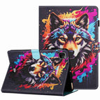 For iPad 11 Pro 2024 / 2020 / Air 4 10.9 / Colorful Wolf