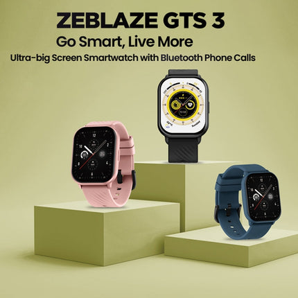 Zeblaze GTS 3 2.03 inch IP68 Waterproof Smart Bluetooth Call Watch(Blue)