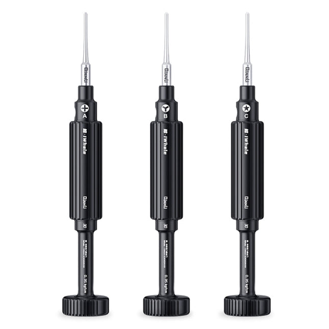 3 in 1 QianLi iWhale Special S2 Steel Magnetic Torque 3D Screwdriver, Model:A/B/C