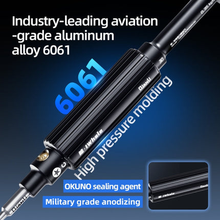 3 in 1 QianLi iWhale Special S2 Steel Magnetic Torque 3D Screwdriver, Model:A/B/C