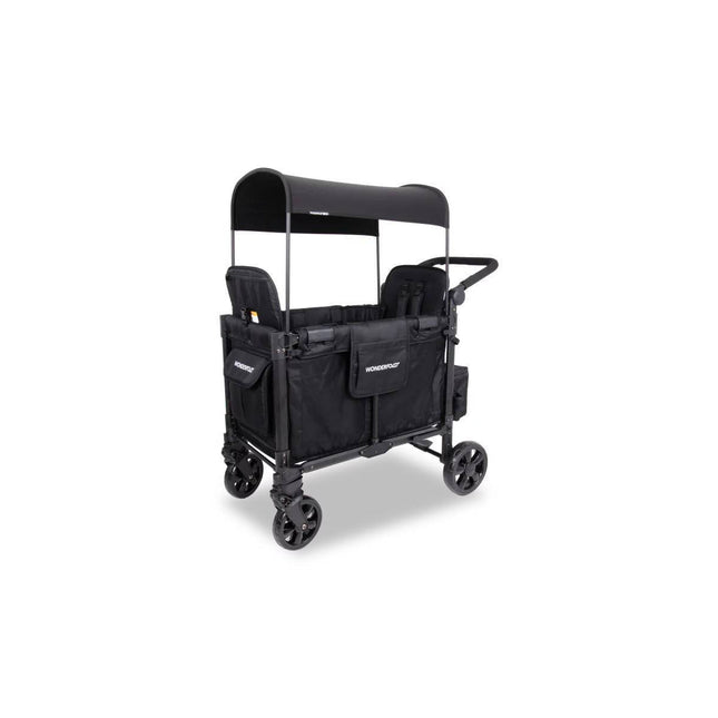 Wonderfold W2 Elite Pro Stroller Wagon - Jet Black