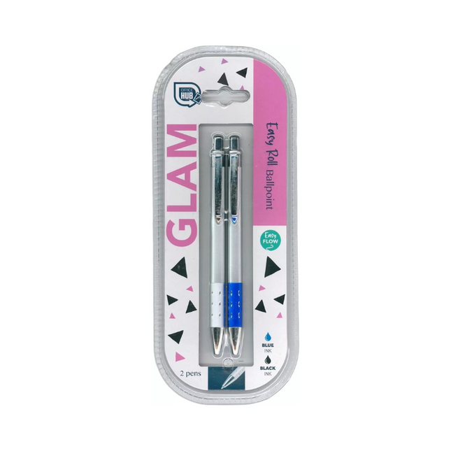 Glam Ballpoint Pens - Dual Pack
