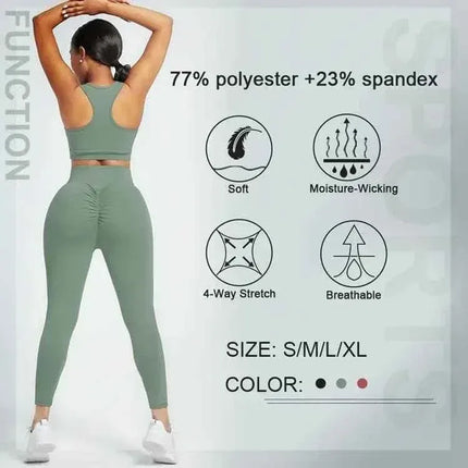 Direct sales skin-friendly gym fitness sport top wear legging bra yoga set