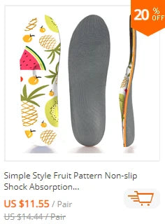 Plantar Fasciitis Orthopedic Sport Insole Men Women Sneaker Flat Feet High Arch Support Orthotic Insoles Plantillas Insert Sole