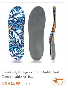 Plantar Fasciitis Orthopedic Sport Insole Men Women Sneaker Flat Feet High Arch Support Orthotic Insoles Plantillas Insert Sole