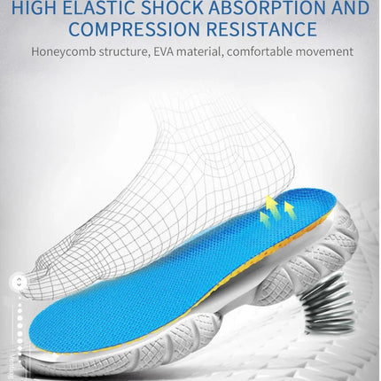 Memory Foam Insoles For Shoes Sole Mesh Deodorant Breathable Cushion Running Insoles For Feet Man Women Orthopedic Insoles