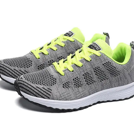 Women Casual Shoes Fashion Breathable Walking Mesh Flat Shoes Sneakers Women 2021 Gym Vulcanized Shoes White Female Footwear