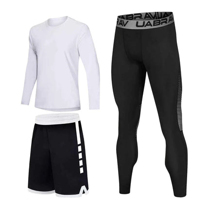High Elastic Sportswear Compression Tracksuit for Men