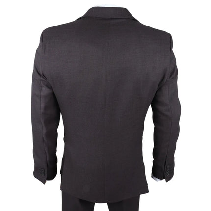 IM06 - Men's 3 Piece Charcoal Grey Classic Suit