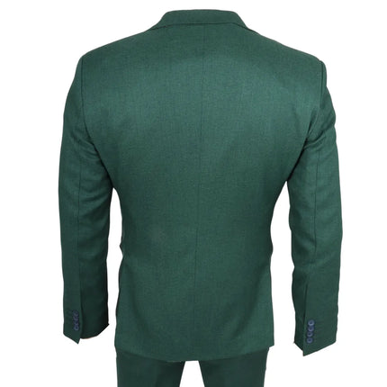 IM08 - Men's 3 Piece Green Classic Suit