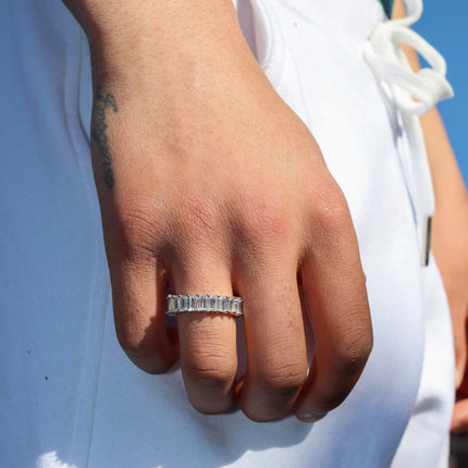 Baguette Ring - Silver