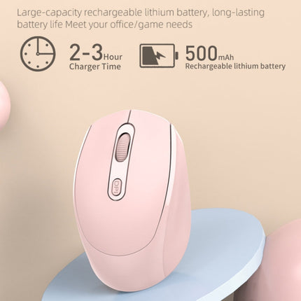 M107 4-buttons 1600 DPI 2.4GHz Wireless Mouse, Battery Version (White)