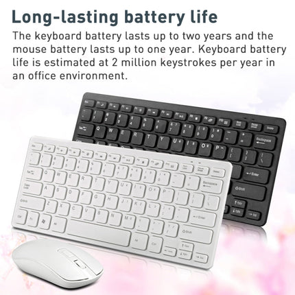 MC Saite K05 Wireless Mouse + Keyboard Set (White)