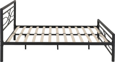 Kelly 5ft Metal Bed Frame in Black Finish