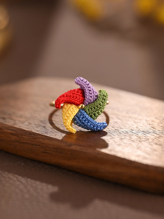 Whimsical Micro Crochet Rings – Tiny Handmade Charms for Your Fingers