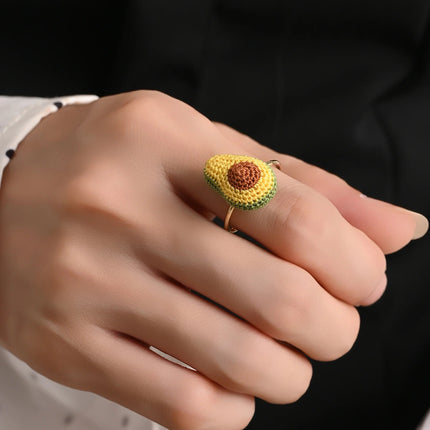 Whimsical Micro Crochet Rings – Tiny Handmade Charms for Your Fingers