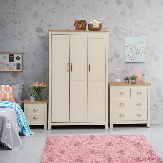 Lisbon 2 Piece Set (2+2 Chest, 2 Drw Bedside)