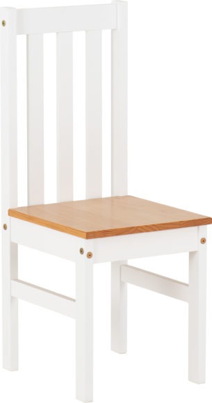 Ludlow Dining set with 6 Chairs - White/Oak Lacquer