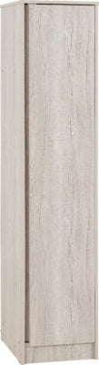 Malvern 1 Door Wardrobe Urban Snow