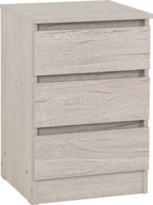 Malvern 2 Door Wardrobe Bedroom Set in Beige Finish Recessed Handles