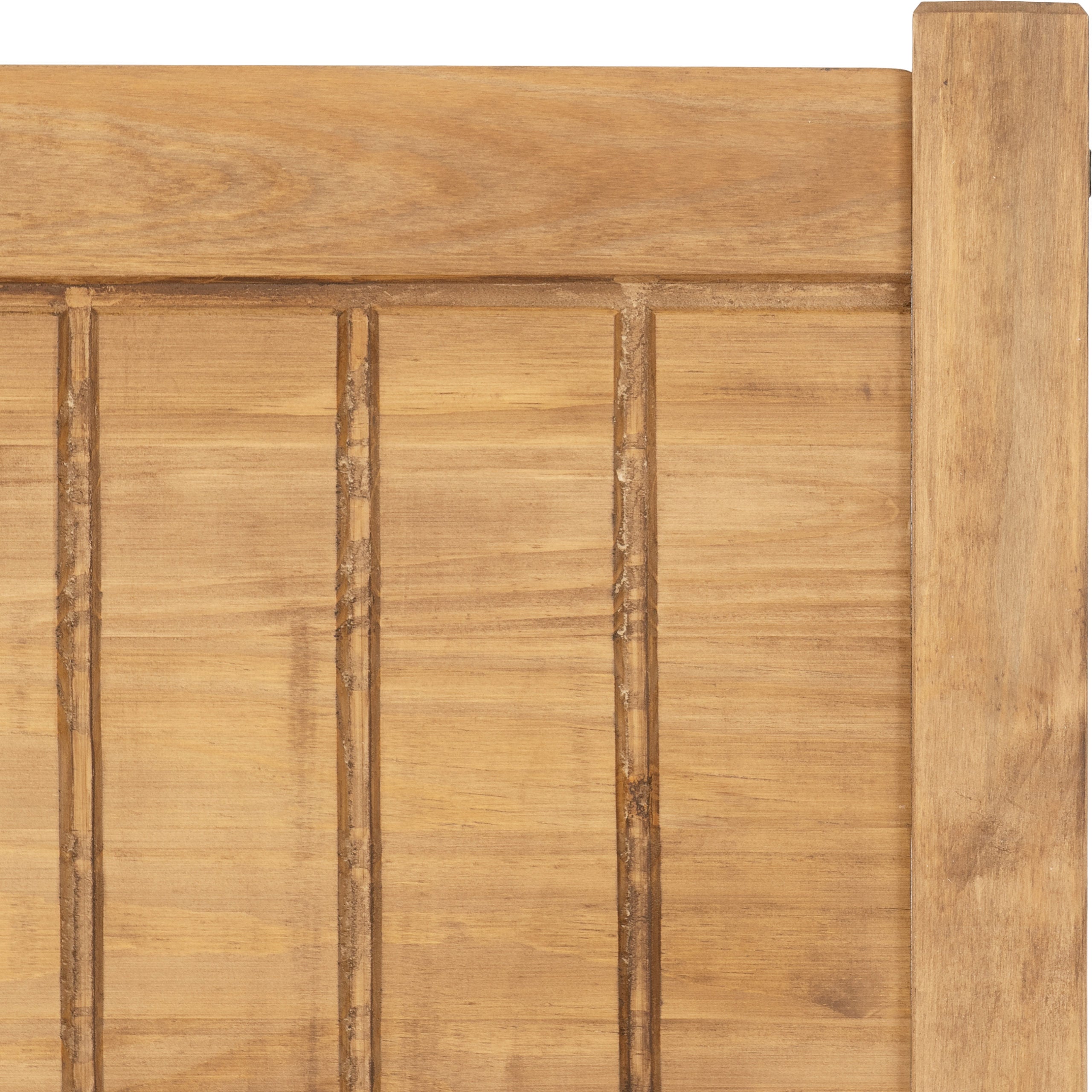 Maya Single 3ft Solid Distressed Wax Pine Wood Bed Frame