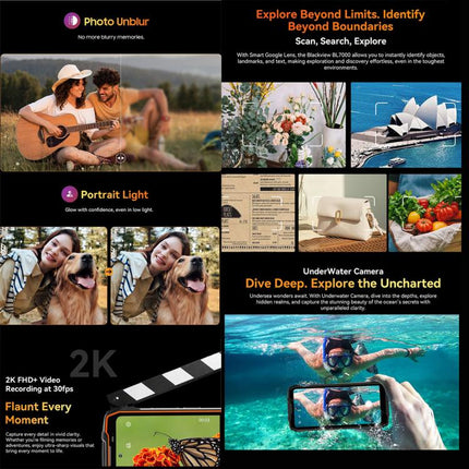 Blackview BL7000 Rugged Phone, 8GB+256GB, 6.78 inch Android 15 MediaTek Dimensity 6300 Octa Core, Network: 5G, NFC, OTG