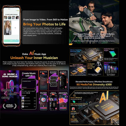 Blackview BL7000 Rugged Phone, 8GB+256GB, 6.78 inch Android 15 MediaTek Dimensity 6300 Octa Core, Network: 5G, NFC, OTG