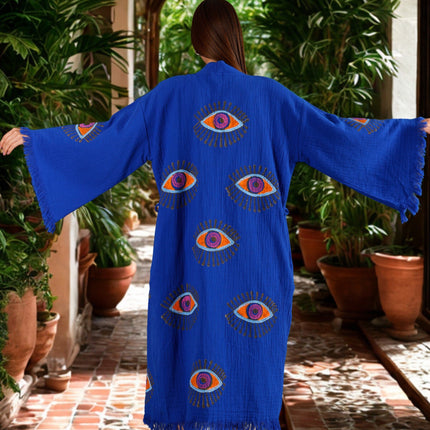 NAYA Kimono in Sapphire Blue