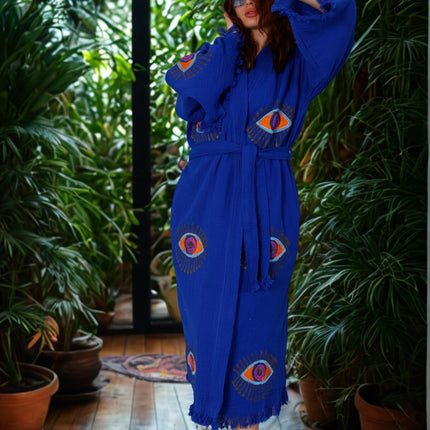NAYA Kimono in Sapphire Blue
