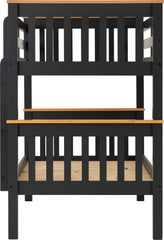 Neptune 3ft Bunk Bed in Grey and Oak Effect Finish Mattresses Included in price Even your UK Delivery is included